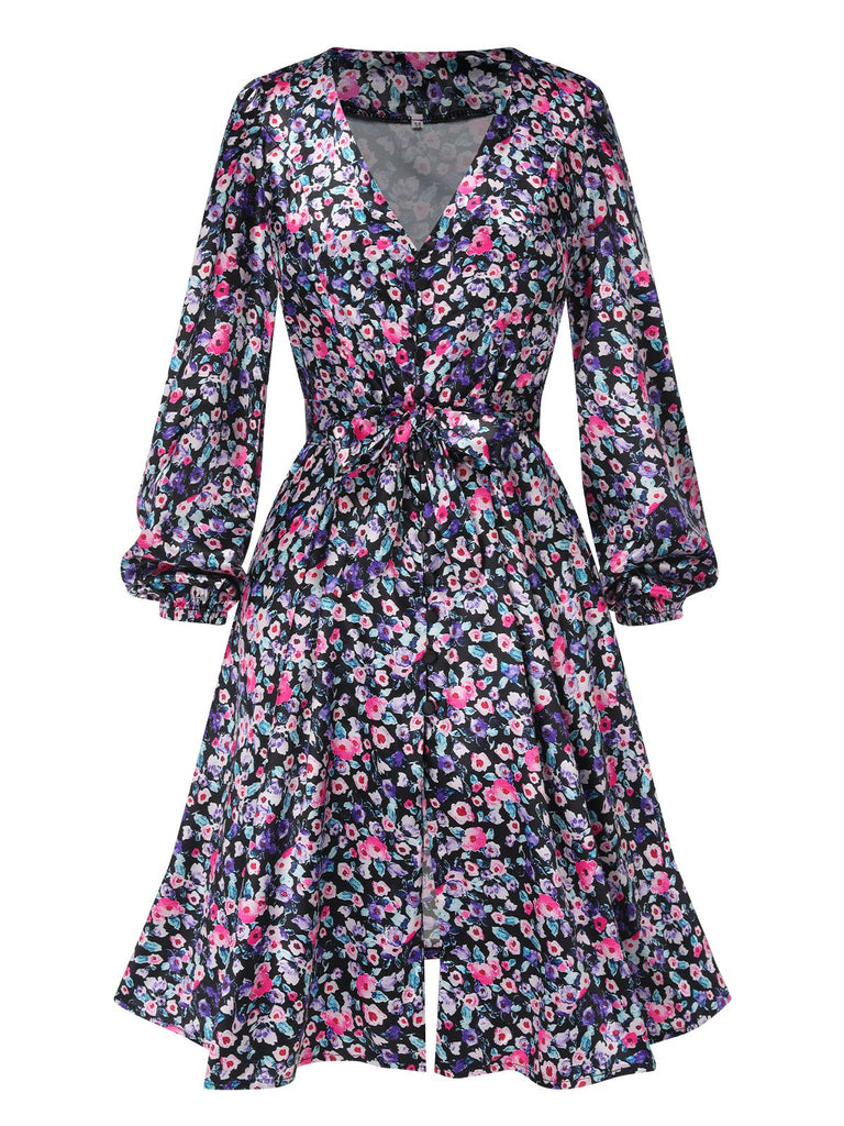 1970s Boho Style Button Satin | 1970s | vintage dress, retro fashion