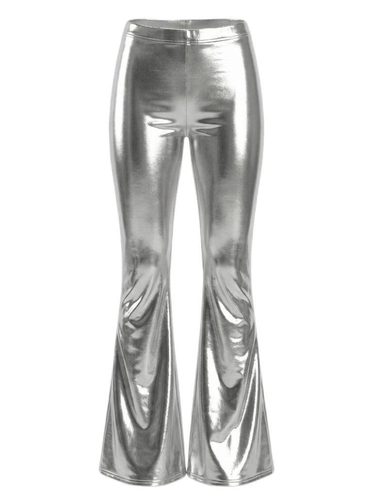 1970s Carnival Disco Flare Leg Pants - vintage fashion, retro style