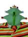 1970s Colorful Christmas Tree 3D Embellished Hoodie Sweater - vintage fashion, retro style