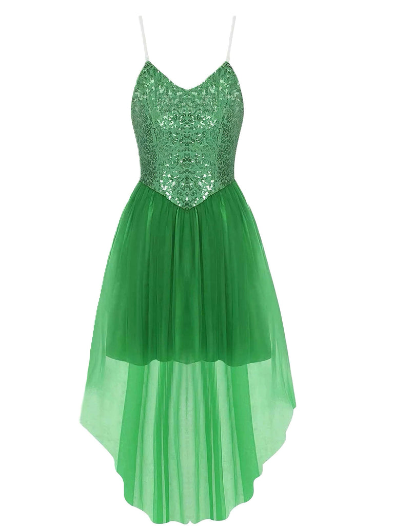 1970s Halloween Fairy Wings Sequin Tulle Costume Dress - vintage dress, retro fashion