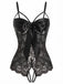 1970s Lace Satin Bow Adjustable Straps Lingerie - vintage fashion, retro style