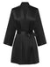 1970s Satin Solid Belted Robes — the 1970s finishing touch that makes her outfit sing