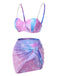 1970s Shell Pearl Chain Swimsuit & Cover-Up: 1970s Riviera elegance, reimagined for her