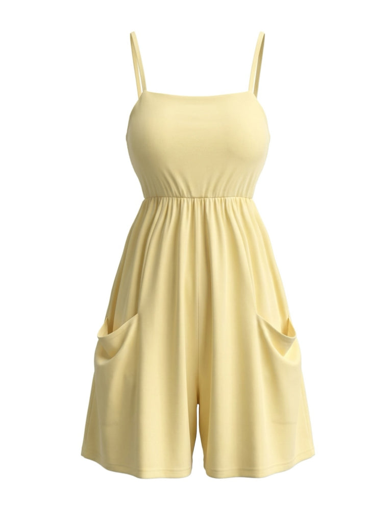 1970s Square Neck Vintage Classic Jumpsuit 10
