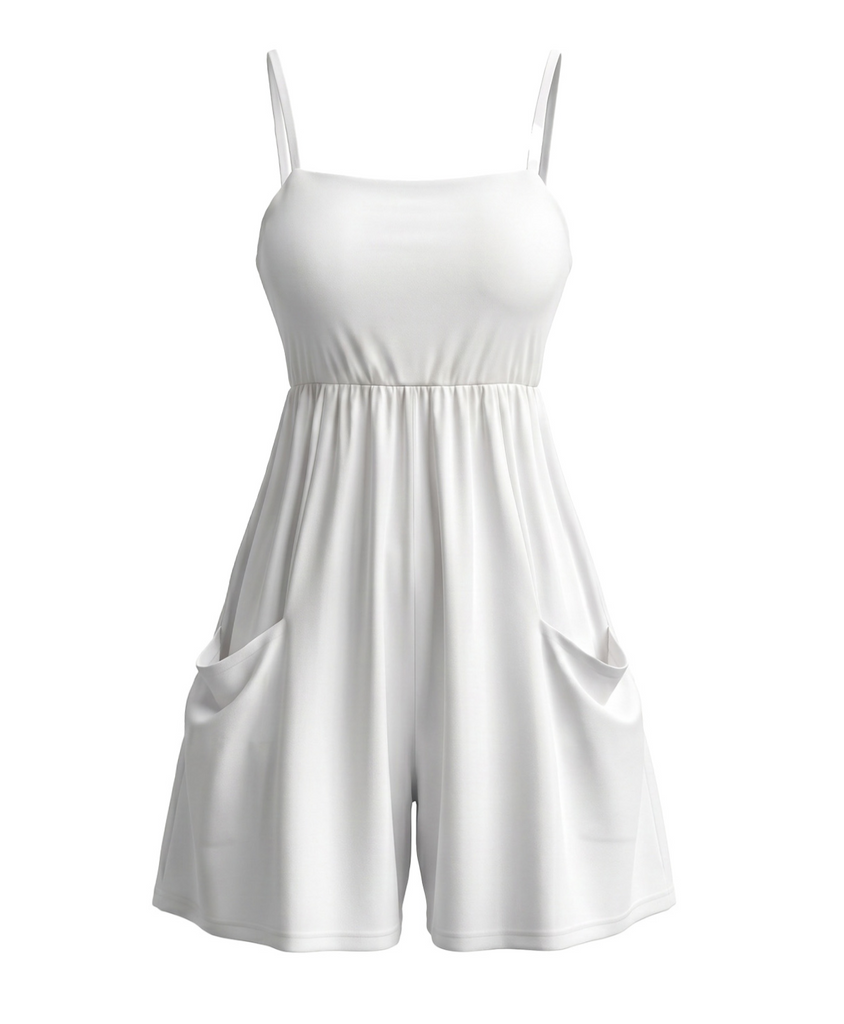 1970s Square Neck Vintage Classic Jumpsuit 8