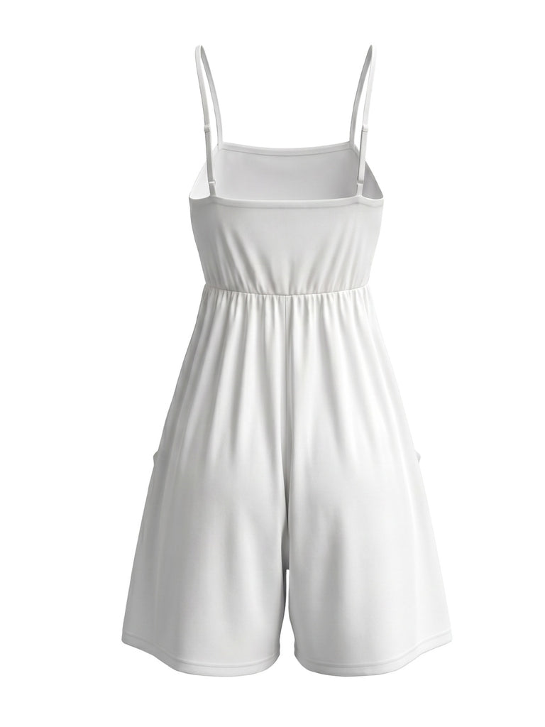 1970s Square Neck Vintage Classic Jumpsuit 9