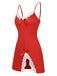 1970s Spaghetti Strap Bow Lace Patchwork Nightgown — a 1970s silhouette that turns sidewalks into runways