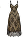 Black 1940s Lace Cami Classic Dress 3