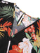 This 1970s V-Neck Boho Floral Belted Romper carries 1970s stories waiting to be told
