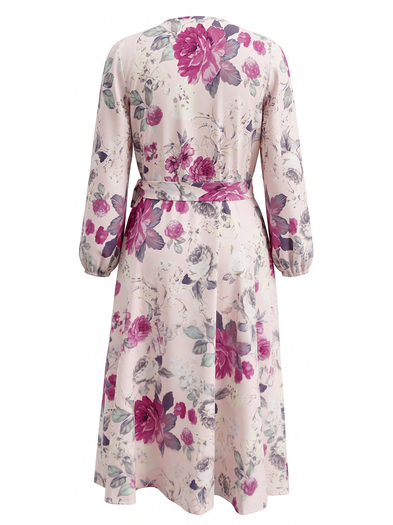 Purple 1960s Vintage Classic Dress 3