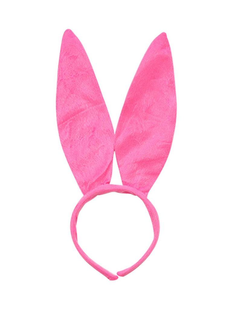 1980s Bunny Costume Latex Dress With Ears Headband - vintage dress, retro fashion