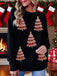1980s Christmas Tree Sequin Sweater - vintage fashion, retro style