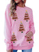 1980s Christmas Tree Sequin Sweater - vintage fashion, retro style