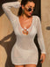 1980s Crochet Knit Cutout Ring Long Sleeve Cover-Up - vintage fashion, retro style