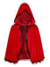 Red 1980s Velvet Lace Sequined Strapless Dress & Cape - vintage dress, retro fashion, elegant red