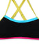 Black 1950s Patchwork Bikini Bikini Set 4