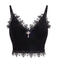 1980s Lace Patchwork Cross Crop Camisole, vintage fashion, retro style - perfect for women who love vintage and retro fashion
