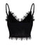 1980s Lace Patchwork Cross Crop Camisole, vintage fashion, retro style - perfect for women who love vintage and retro fashion