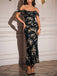 1980s Off-Shoulder Floral Mesh Bodycon Ruched Dress - vintage dress, retro fashion