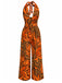 [Pre-Sale] 1980s Print Belted One Piece Jumpsuit 3