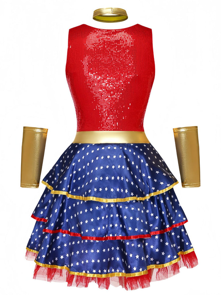 Red 1980s Vintage Classic Dress 2