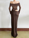 1980s Solid Off-Shoulder Mesh Cut-Out Sheer Dress - vintage dress, retro fashion