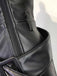 1980s Solid PU Leather Belted Wide-Leg Pants - vintage fashion, retro style