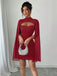 1980s Solid Pearl Chiffon Cape Bodycon Dress - vintage dress, retro fashion
