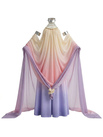 1980s Star Wars Amidala Ombre Gradient Dress - vintage dress, retro fashion