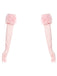 1980s Strapless Plush Fitted Top With Long Gloves - vintage fashion, retro style