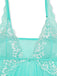 1980s Lace Mesh Sleepwear Classic Nightgown 6
