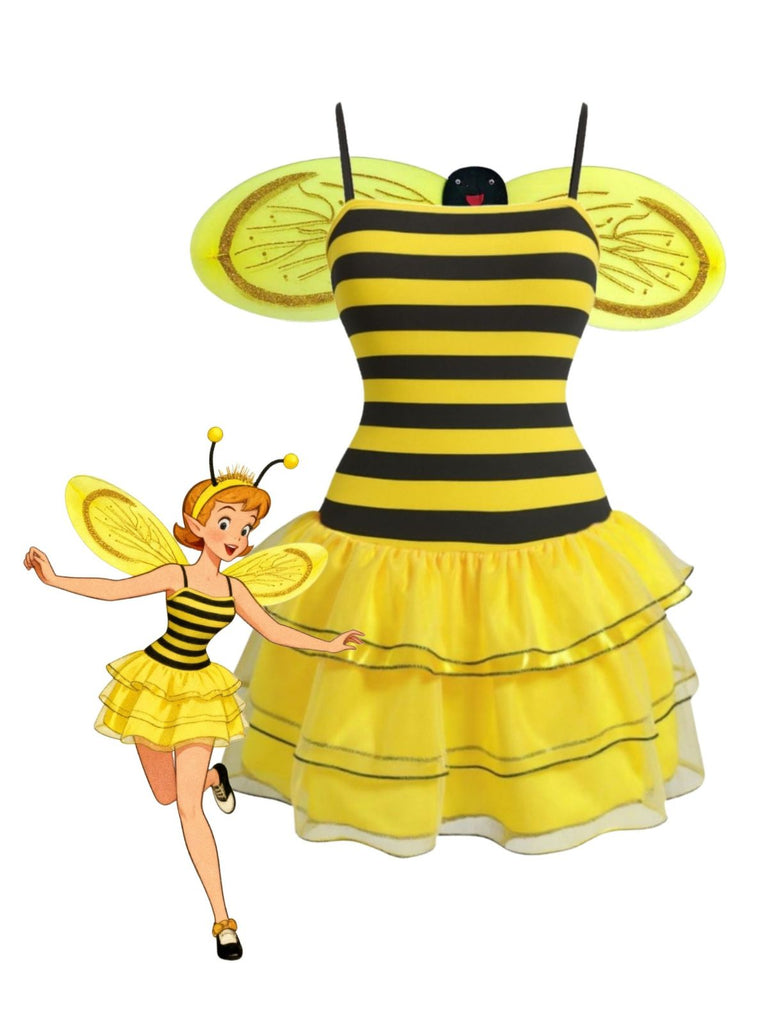 [Pre-Sale] Yellow 1960s Bee Cosplay Costume Set