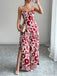 1970s Floral Boho Style Suspender Jumpsuit