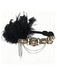1920s Gatsby Feather Crystal Flapper Headband