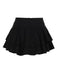 Black 1950s Lace-Up Cross Lace Skirt