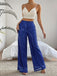 1970s Sequin Loose Flowy Wide-Leg Pants