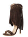 Vintage Tassel Studded Stiletto Boots