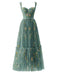 [Pre-Sale] 1930s Floral Mesh Boned Lace-Up Dress