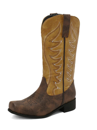 Vintage Western Cowboy Style High Boots