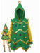 1950s Christmas Tree Hoodie With Colorful Pom Poms