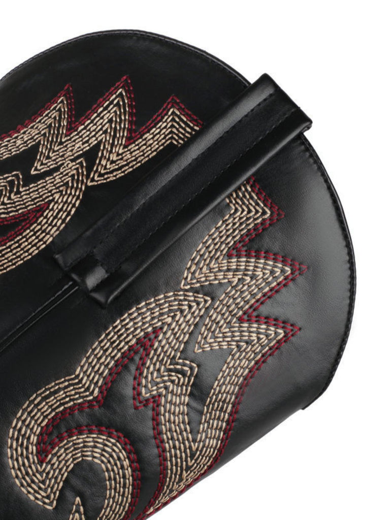 Vintage Embroidered Western Cowboy Boots