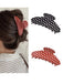 PVC Polka Dot Valentine's Shark Hair Claw