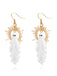 Halloween Ghost Sunburst Drop Earrings