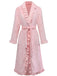 1930s Long Sleeve Flannelette Pajama Robe
