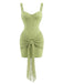 2000s Solid Lace Sexy V-Neck Belted Sheath Slip Dress | vintage dress, retro fashion, elegant style - perfect for retro fashion enthusiasts