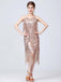 1920s V-Neck Fringe Solid Evening Tunic Dress