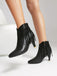 Metallic Tassel Pointed Toe Stiletto Chelsea Boots