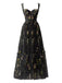 [Pre-Sale] 1930s Floral Mesh Boned Lace-Up Dress