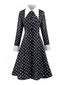 [Pre-Sale] Black 1940s Wednesday Addams Style Dress