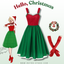 [Pre-Sale] Red & Green 1950s Christmas Polka Dots Dress